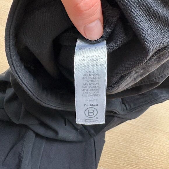 Athleta Headlands Hybrid Trek Tight Women's 10 Color Black - Picture 6 of 6